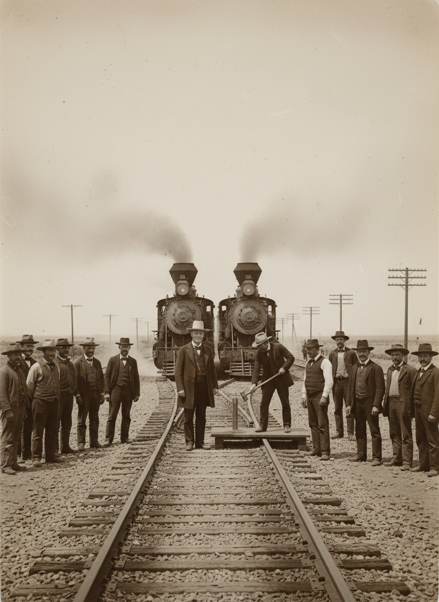 The Transcontinental Railroad Reaches Utah