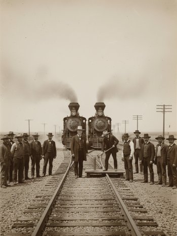 The Transcontinental Railroad Reaches Utah